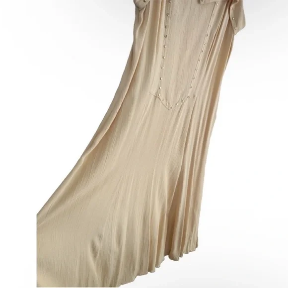 Vintage Yellow Cottage/Fairy Maxi Dress - Picture 5 of 9